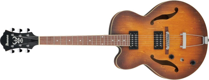 Af55l-Tf Elgitar Tobacco Flat Artcore Lefthand