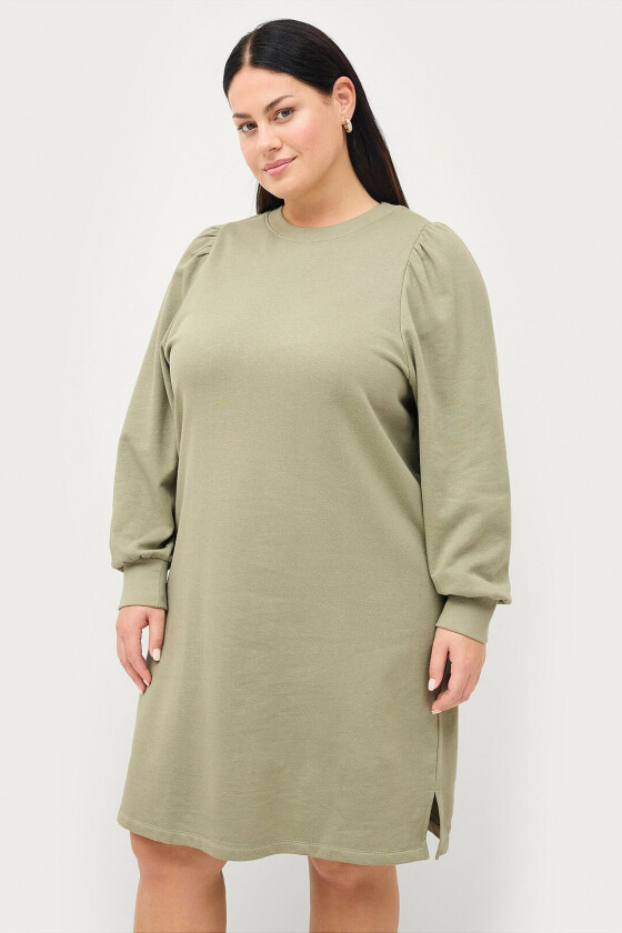 Sweatshirtkjole Lisen - Grønn