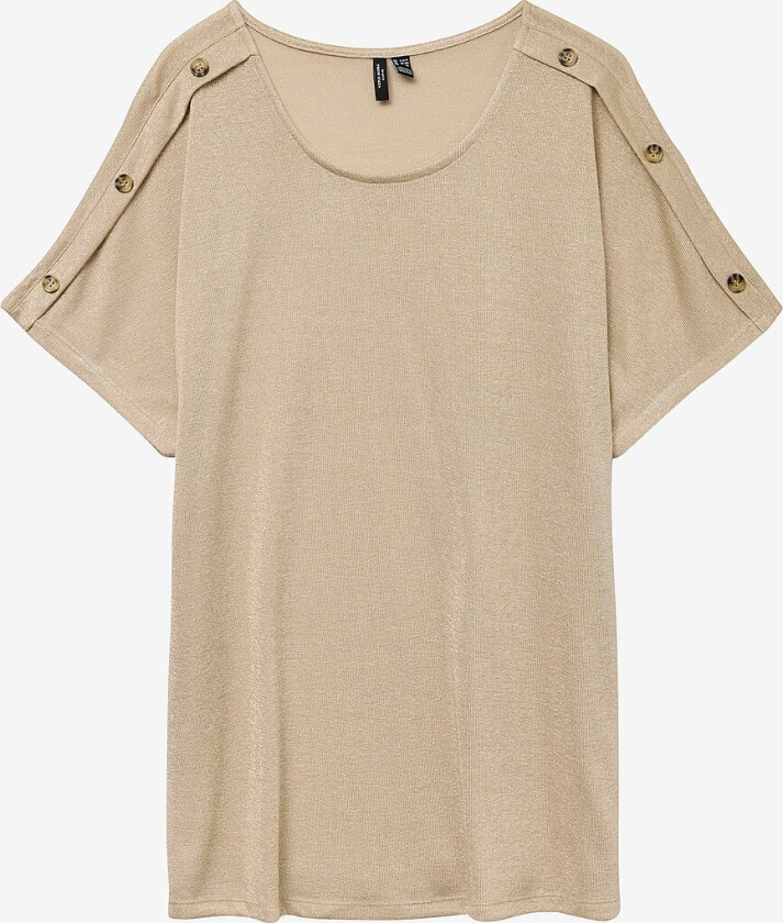 Topp vmcBrook S/S O-neck Top Jrs - Brun