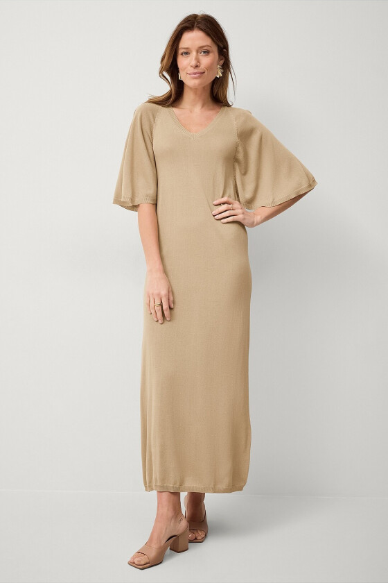 Maxikjole Hanna - Beige