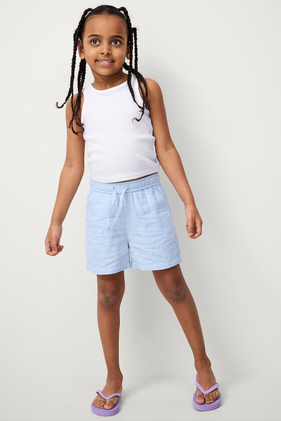 Shorts i lin Shorts Frida S Girl - Blå