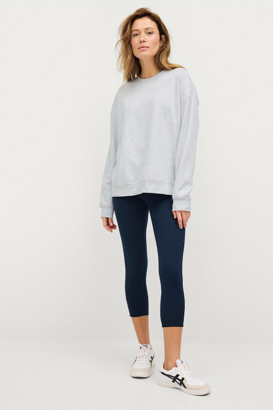 Leggings med høy midje og 3/4-lengde - Blå
