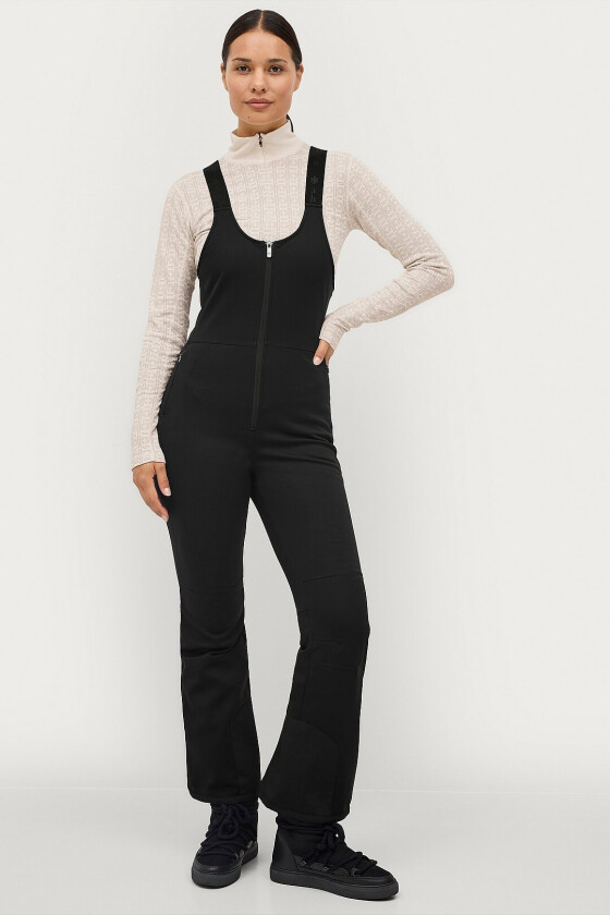 Gold Softshell Bib Ski Pant - Svart