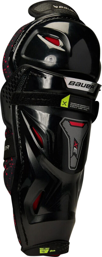 bauer S22 Vapor 3X Shin Guard SR 22/23, leggbeskytter senior BLACK
