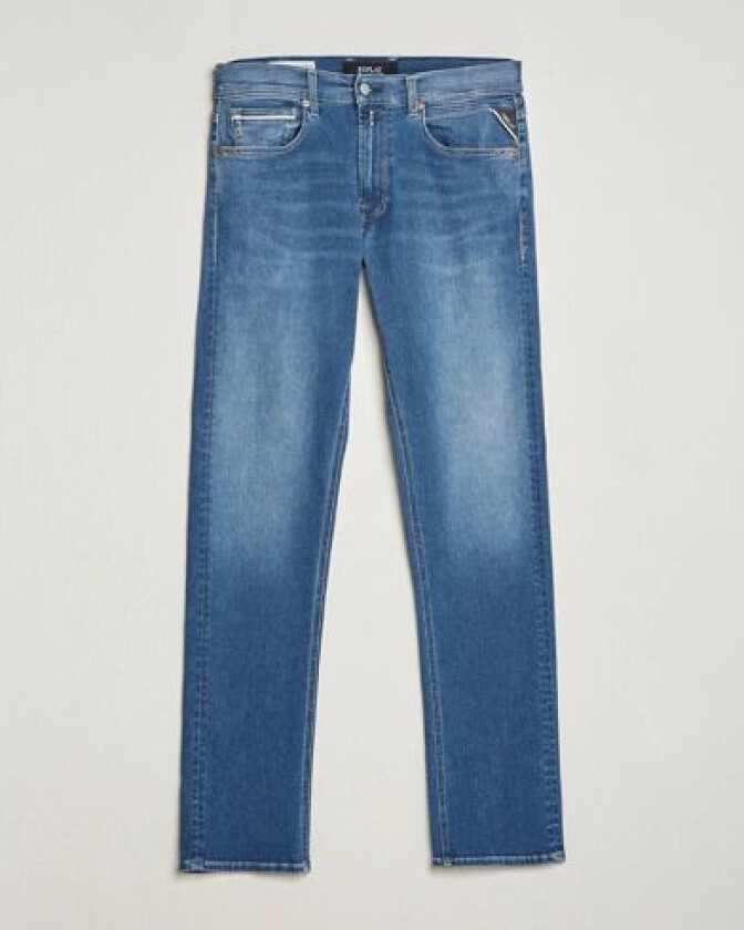 Grover Straight Fit Hyperflex Jeans Medium Blue