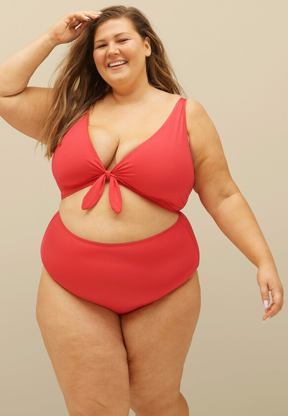 Bikinitruse Kattvik - Rød