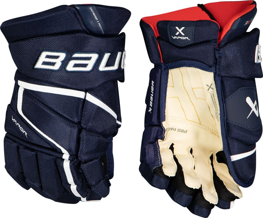 bauer S22 Vapor 3X PRO Glove SR 22/23, hockeyhanske senior Navyblue