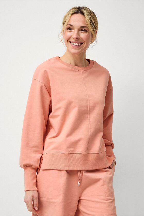 Collegegenser Sweat Crewneck Soft - Orange