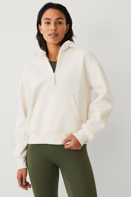 Collegegenser Halfzip Core - Natur