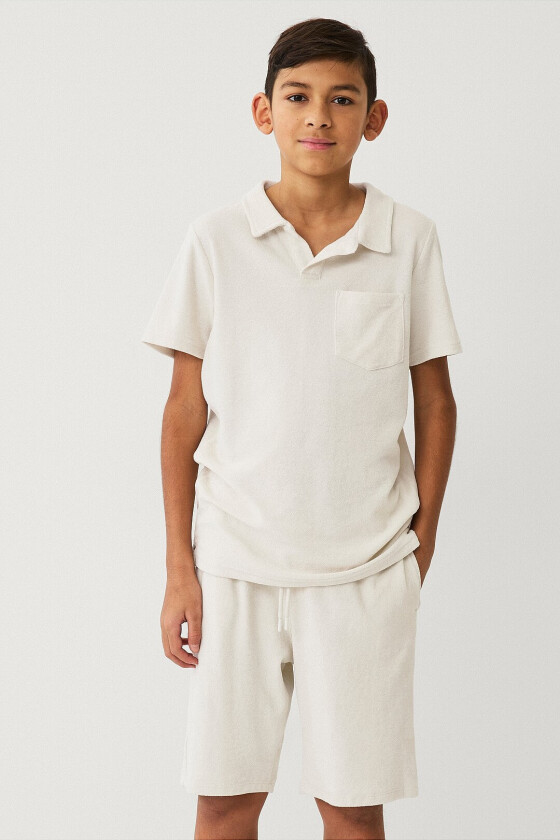 Shorts Jason i frotté - Grå