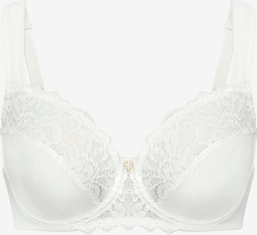 Støttende bh med bøyler - Hvit