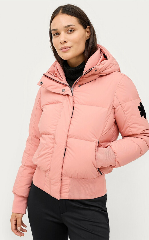 Skijakke Gold Down Ski Rib Jacket - Rosa