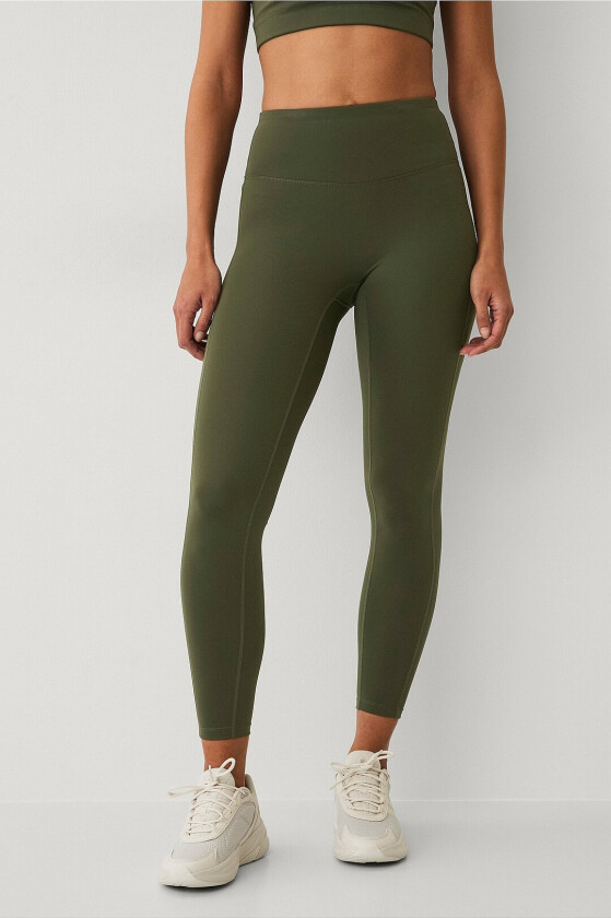 Treningstights Studio Tights Flat Front Core - Grønn