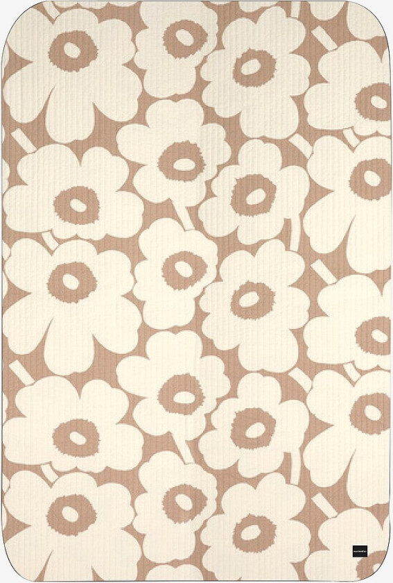 Sengeteppe Unikko 160X260 cm - Natur