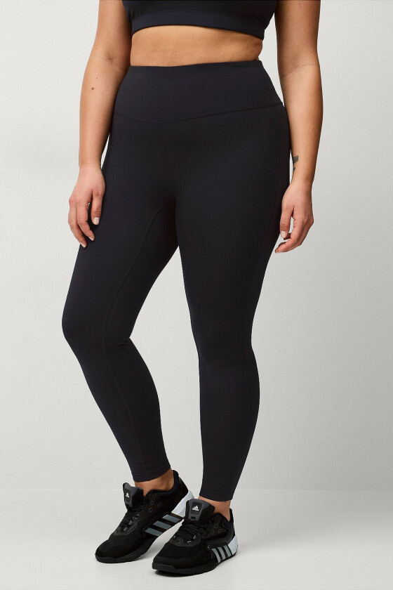 Treningstights Studio Tights Flat Front Core - Svart