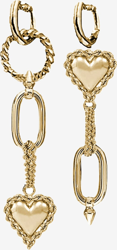 Øredobben Golden Devotion Hoops - Gull