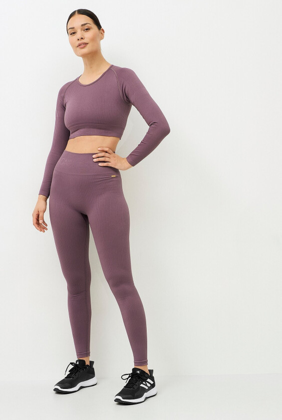 Treningstights AC Studio Seamless Tights - Lilla
