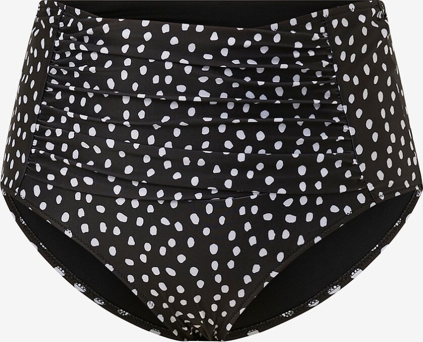 Bikiniunderdeler Stella HW Brief Aop - Svart