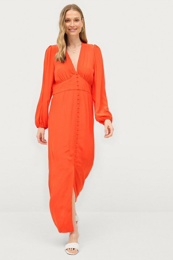 Maxikjole Emanuelle Slim Dress - Orange