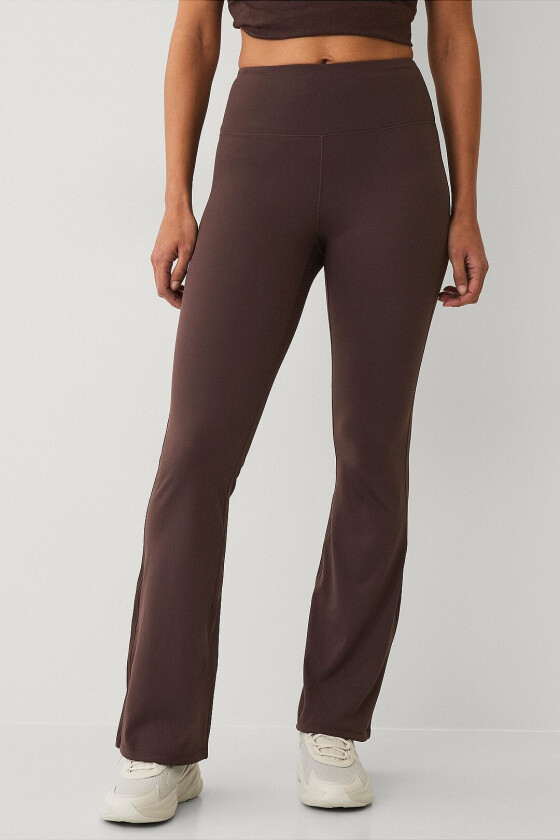Treningstights Flare Soft - Brun