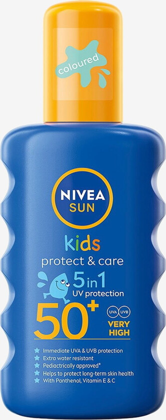 Protect & Care Kids Sun Spray Spf 50+ 200Ml - Transparent