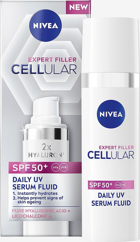 Cellular Expert Filler SPF50+ Daily UV Serum Fluid 30Ml - Transparent