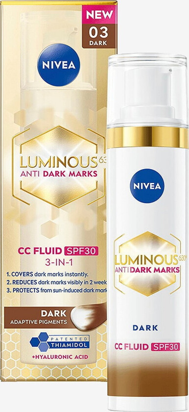 LUMINOUS630 Anti Dark-Spot Cc Fluid 3-I-1 40 Ml - Brun