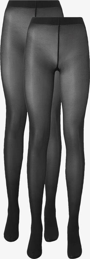 Bilde av Strømpebukser 40 Den 2-pakning - Svart