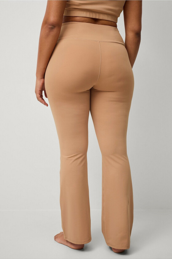 Treningstights Flare Soft - Brun