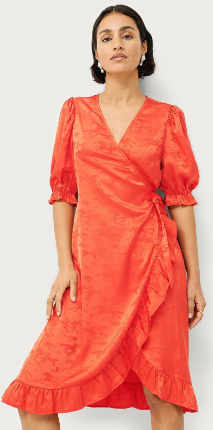 Omslagskjole Lovisa - Orange