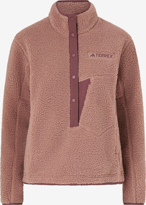 Fleeceskjorte W Xpl Pile Snap - Brun