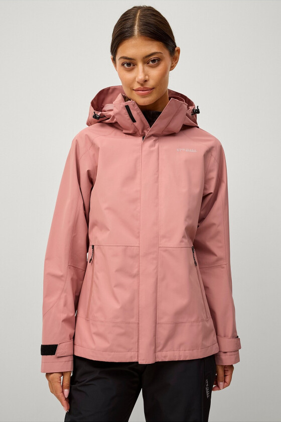 Regnjakke Rain Jacket W - Rosa