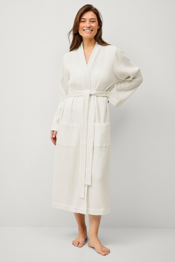 Morgenkåpe Selma - Hvit