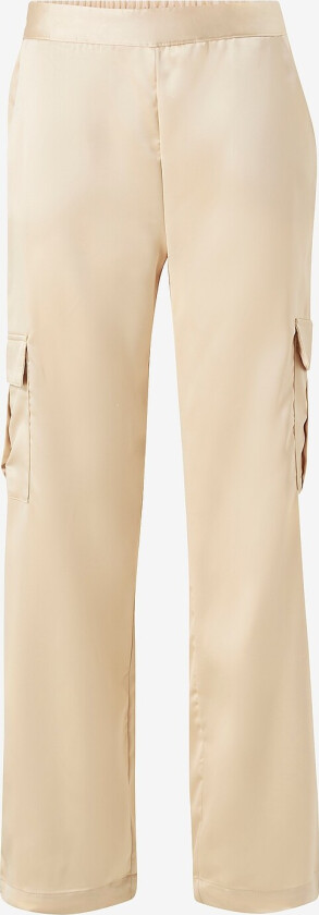 Bukser jdySheela MW Cargo Wide Pant Wvn - Beige