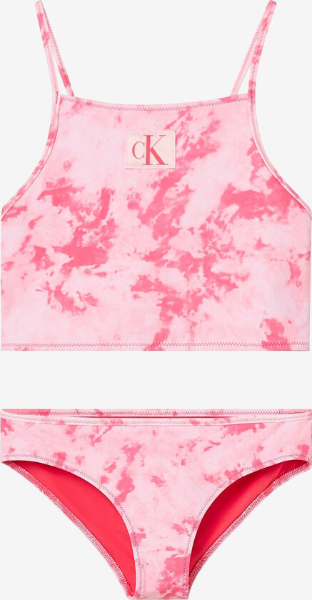 Bikini Bralette Bikini Set Print - Rosa