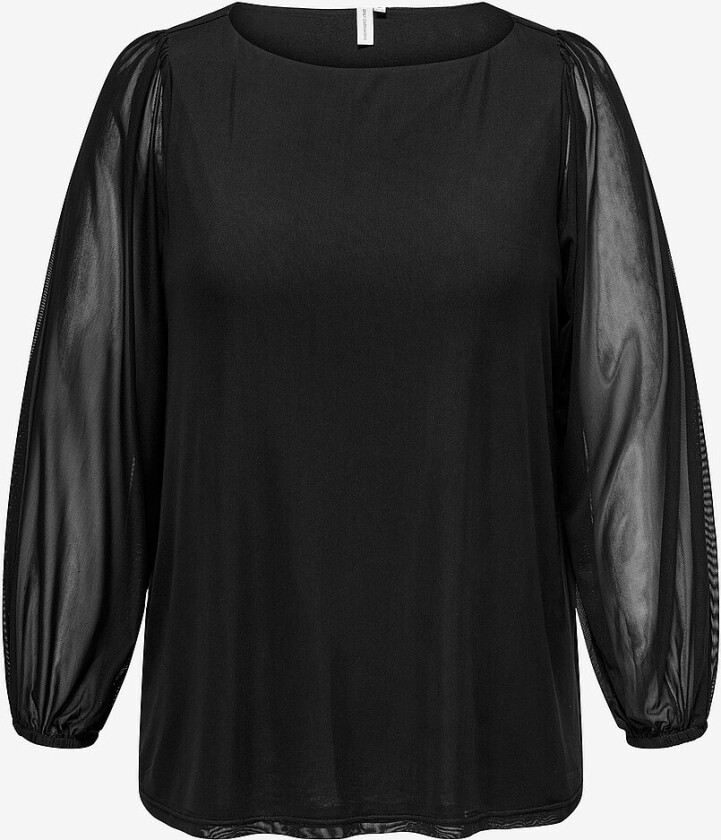 Topp carForest Life LS Boatneck Top Jrs - Svart