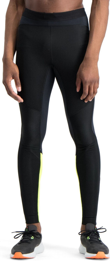 R5 GTX I Tights M, tights herre black/neon yellow