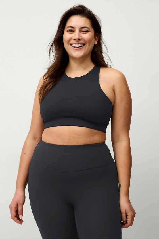 Sports-BH Studio Bra High Neck Core - Svart