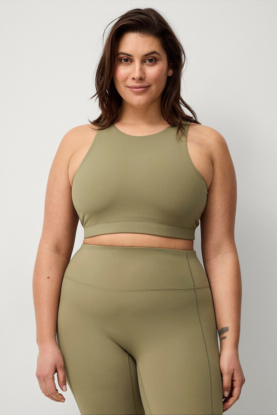 Sports-BH Studio Bra High Neck Core - Grønn