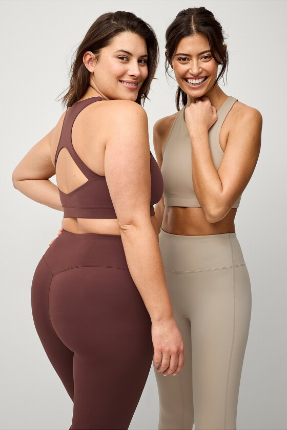 Sports-BH Studio Bra High Neck Core - Brun