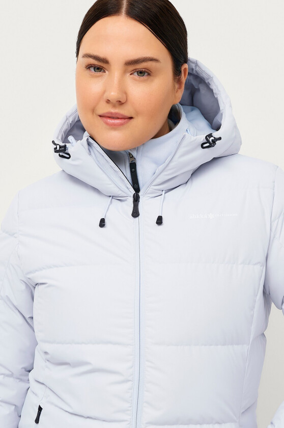 Dunjakke Down Jacket w Hood - Blå