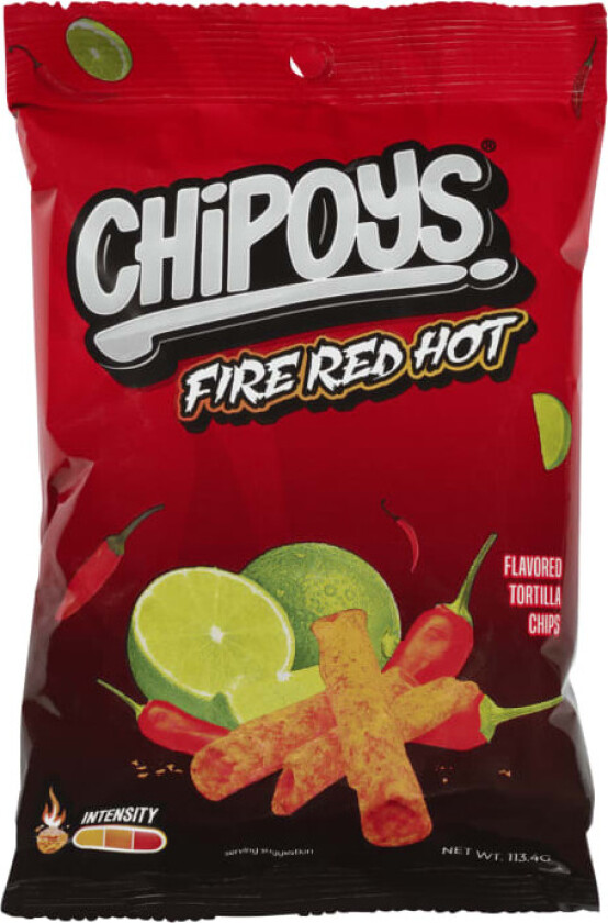Tortilla Chips Fire Red Hot 113g
