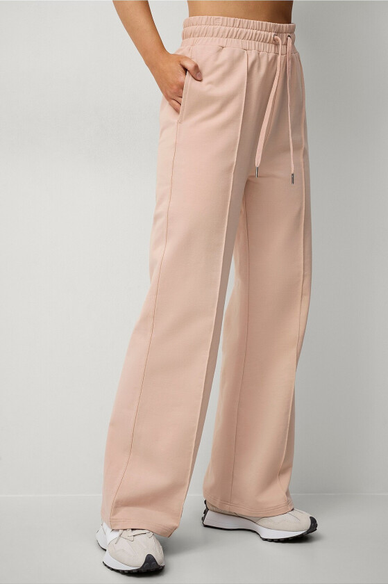 Sweatbukser Flare Soft - Rosa