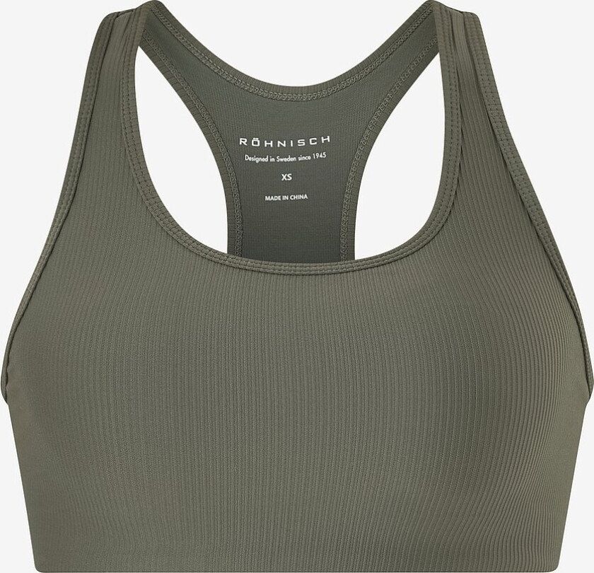 Sports-BH Ribbed R Sportsbra - Grønn
