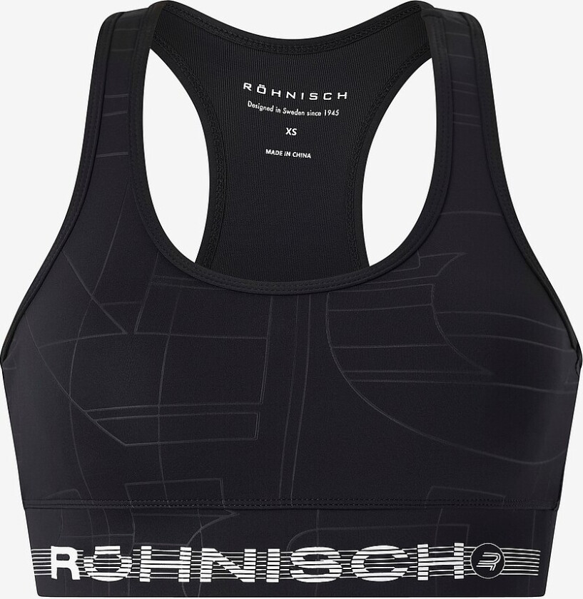 Sports-BH Emblem Racerback Sportsbra - Svart