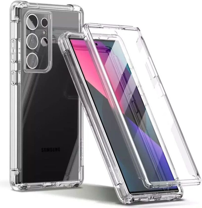 Tech-Protect Samsung Galaxy S23 Ultra Tech-Protect Kevlar Deksel m. Skjermbeskytter - Gjennomsiktig