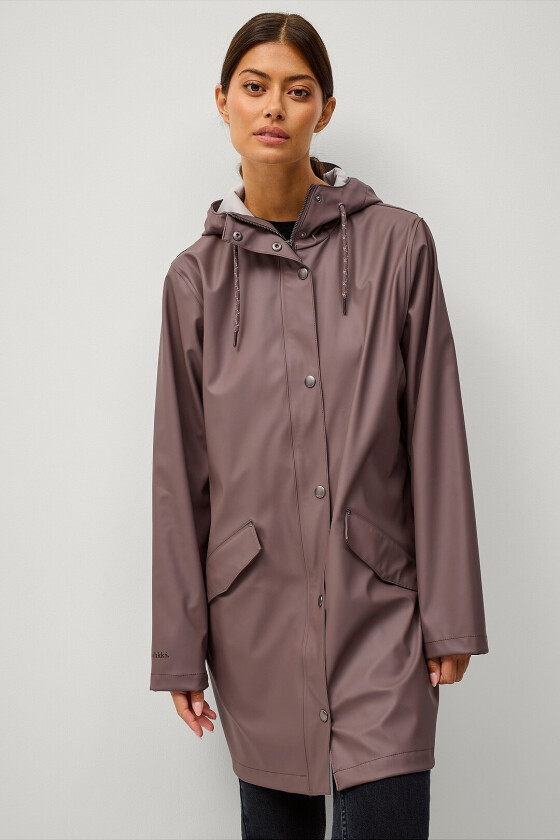 Regnjakke PU Parka W - Brun