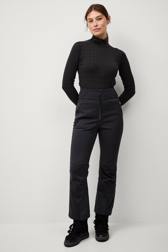 Skibukser Gold Softshell Highwaist Ski Pant - Svart