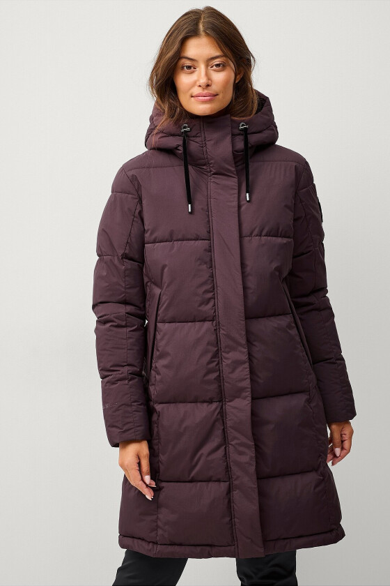 Jakke Gold Warm Parka Matte - Lilla