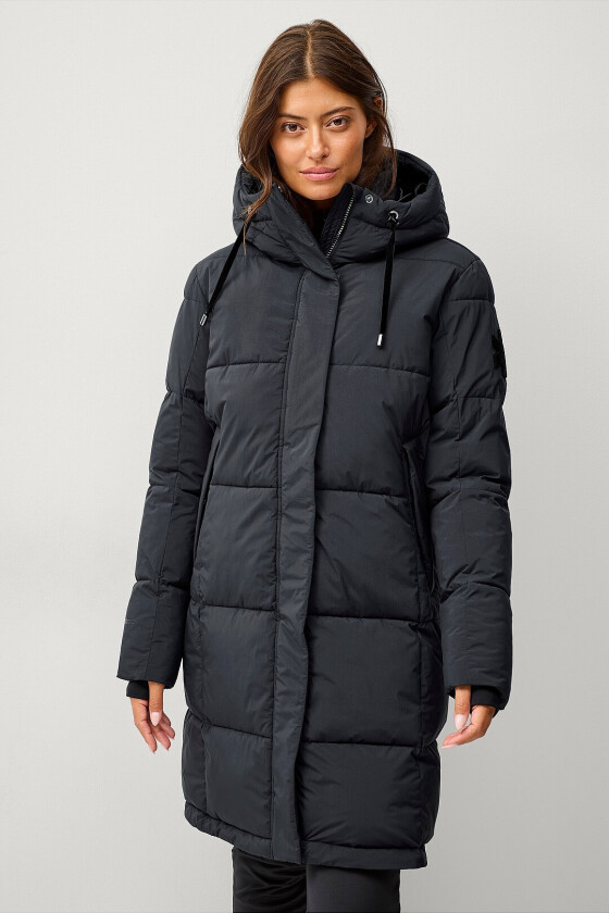 Jakke Gold Warm Parka Matte - Svart
